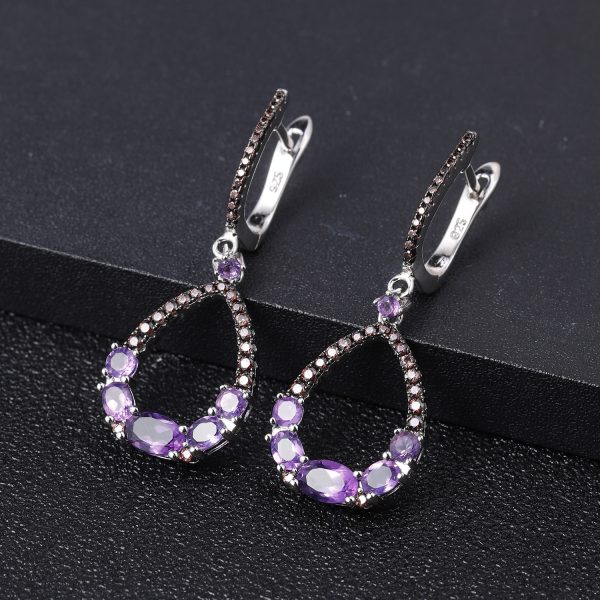 Gemstone Earrings-W0324E - 图片 3