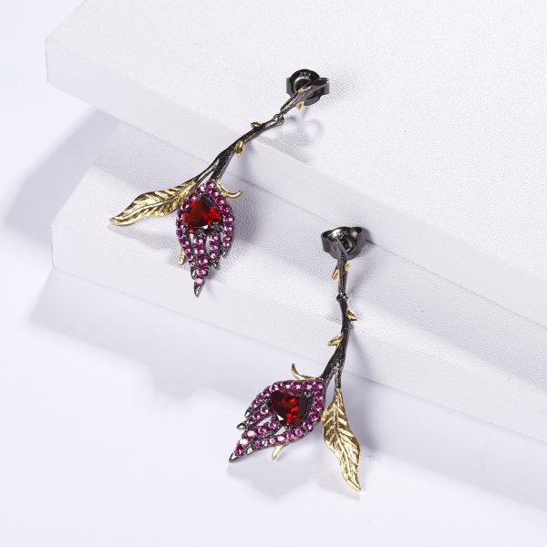 Gemstone Earrings-C8185E - 图片 5