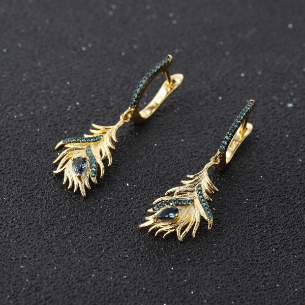 Gemstone Earrings-C8100E - 图片 5