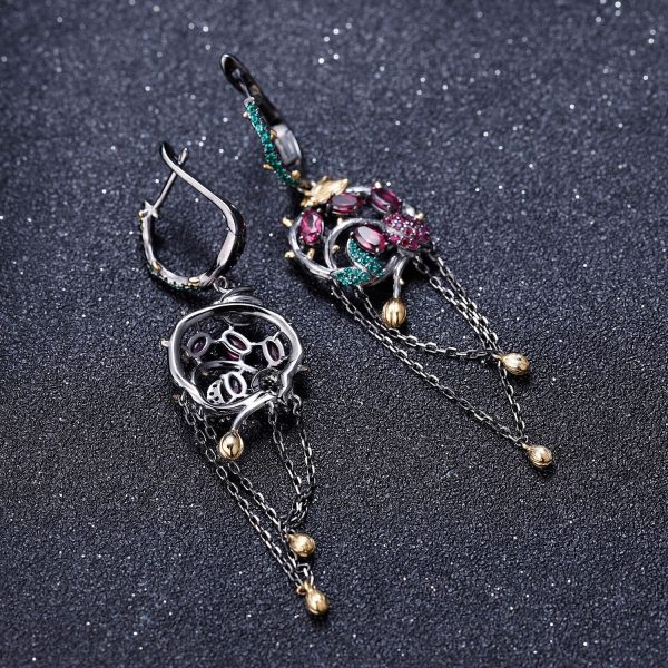 Gemstone Earrings-C7750E - 图片 7