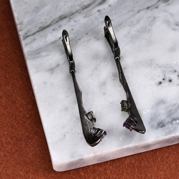 Gemstone Earrings-C7875E-b - 图片 4