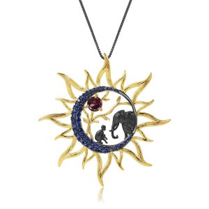 Gemstone Necklace-C8096P