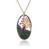 Gemstone Necklace-C7920P