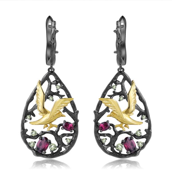 Gemstone Earrings-C7930E