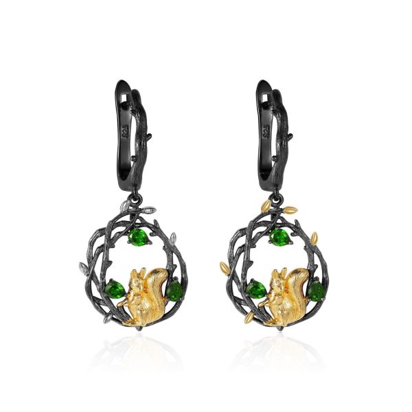 Gemstone Earrings-C7874E - 图片 2