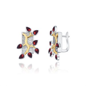 Gemstone Earrings-C8278E