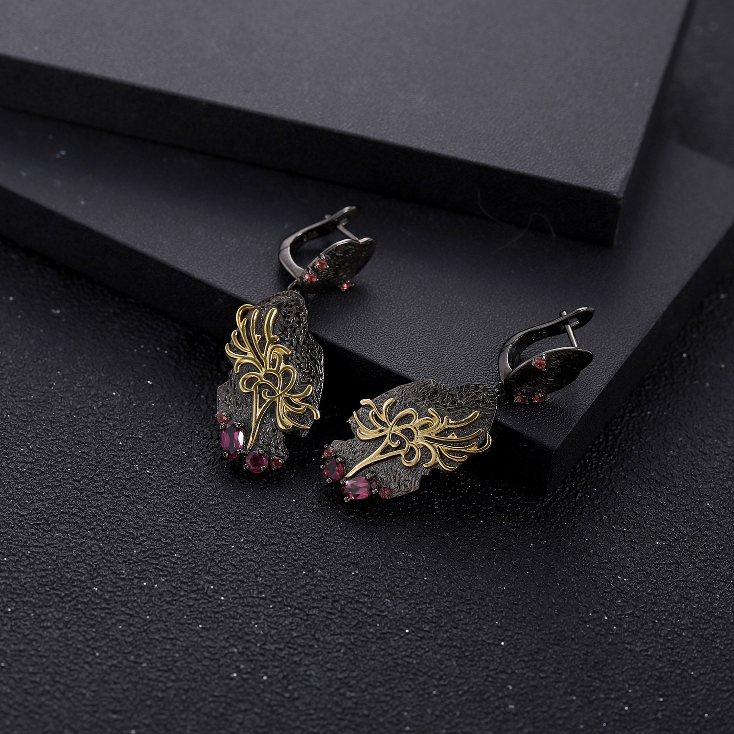 Gemstone Earrings-C7933E - 图片 4