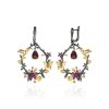 Gemstone Earrings-C8221E