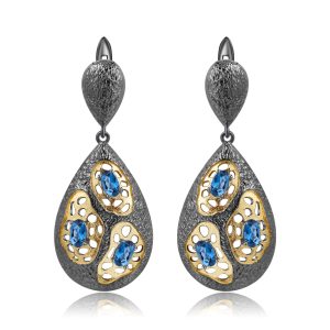 Gemstone Earrings-C7895E