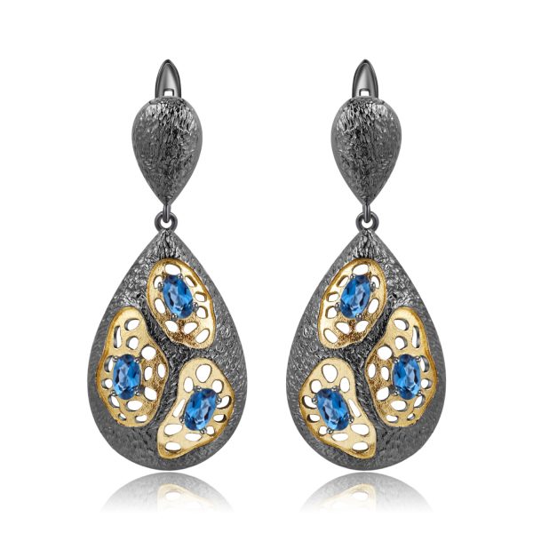 Gemstone Earrings-C7895E