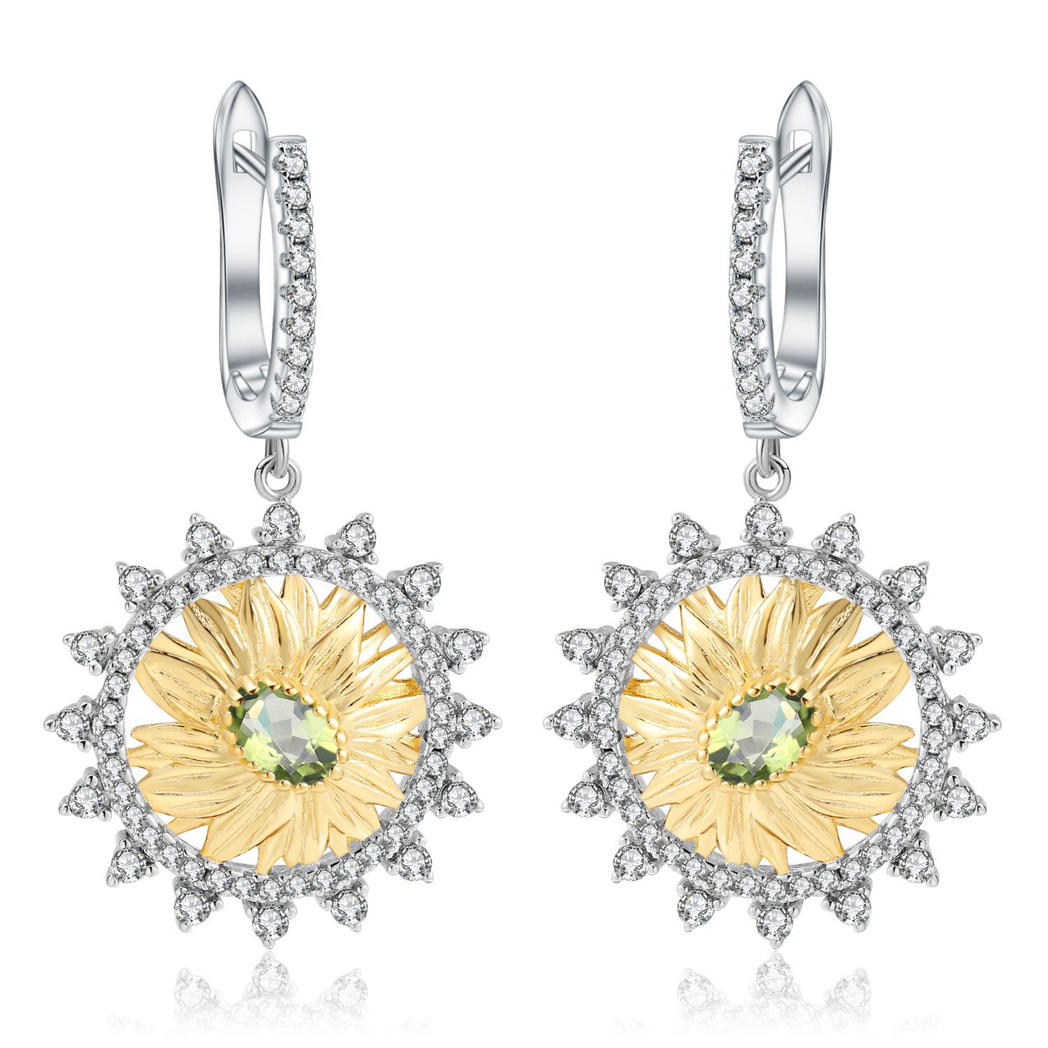 Gemstone Earrings-C7614E - 图片 3