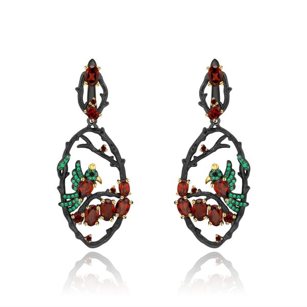 Gemstone Earrings-C7763E-1 - 图片 2