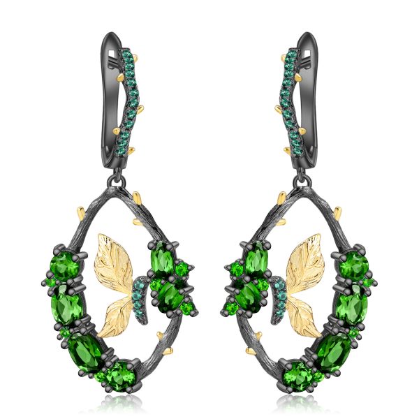 Gemstone Earrings-C7749E - 图片 3