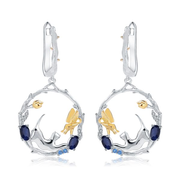 Gemstone Earrings-C7784E