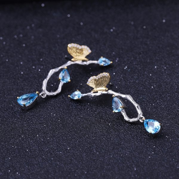 Gemstone Earrings-C7756E - 图片 6