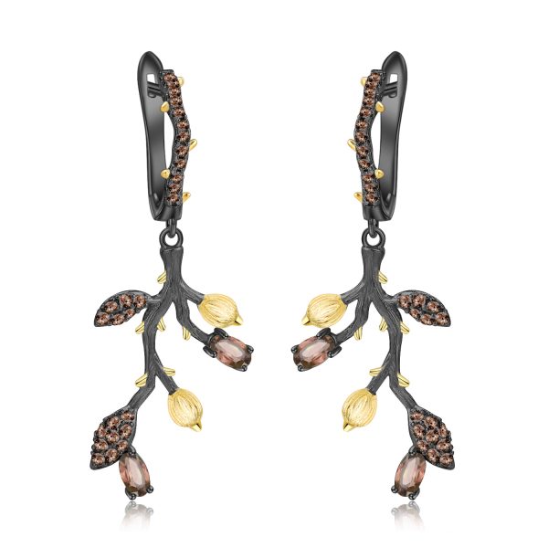 Gemstone Earrings-C7633E - 图片 6
