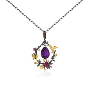 Gemstone Necklace-C8221P
