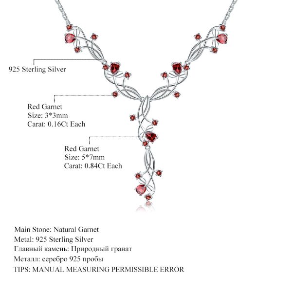 Gemstone Necklace-K004N - 图片 3