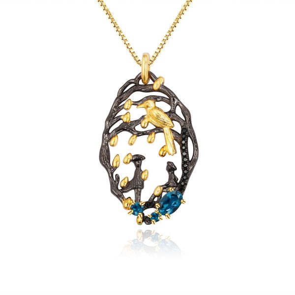 Gemstone Necklace-C8198P - 图片 2