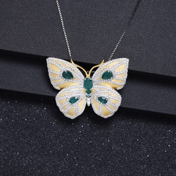 Gemstone Necklace-C8113BHP-B - 图片 7