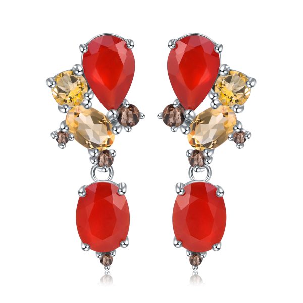 Gemstone Earrings-C7645E - 图片 7
