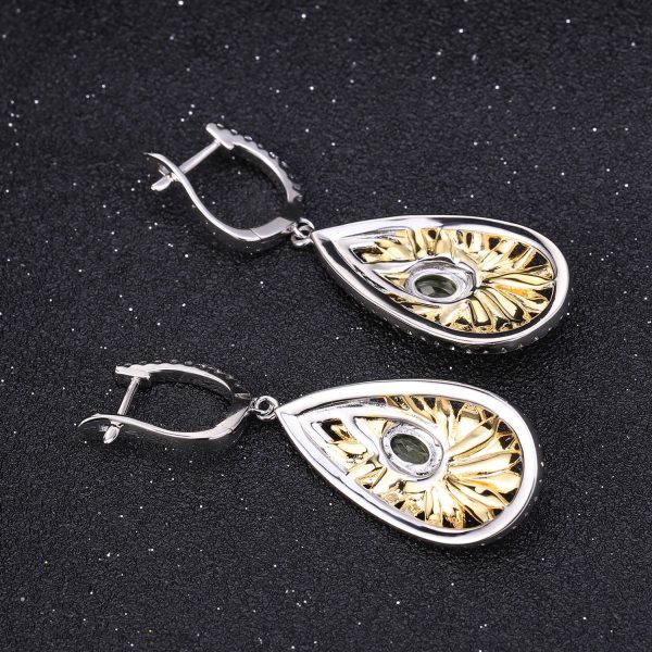 Gemstone Earrings-C7613E - 图片 7