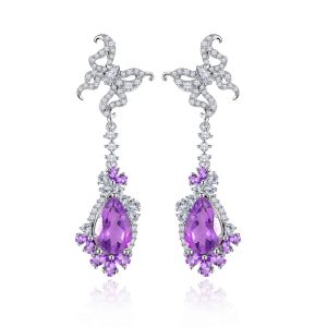 Gemstone Earrings-C9386E