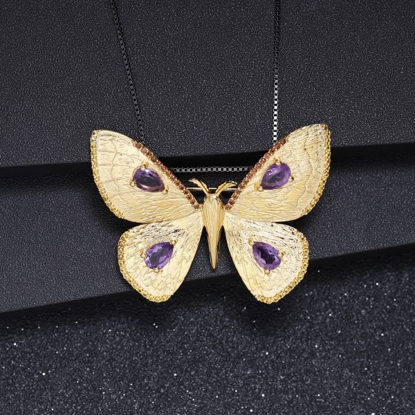 Gemstone Necklace-C8110BHP-B - 图片 6