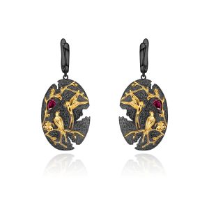 Gemstone Earrings-C7941E
