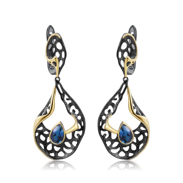 Gemstone Earrings-C7914E - 图片 4