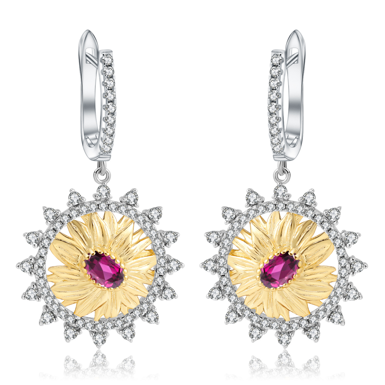 Gemstone Earrings-C7614E - 图片 4