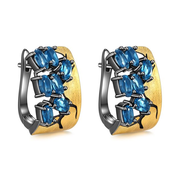 Gemstone Earrings-C7875E - 图片 3