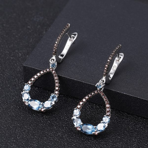 Gemstone Earrings-W0324E - 图片 6