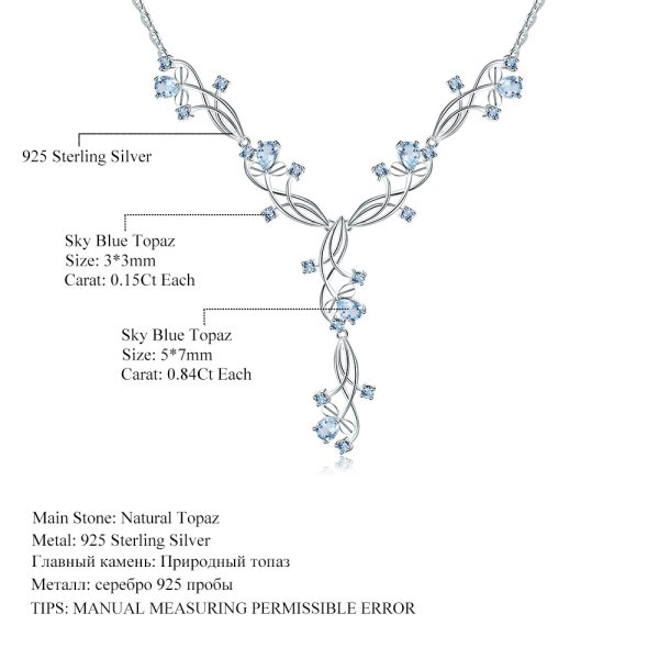 Gemstone Necklace-K004N - 图片 4
