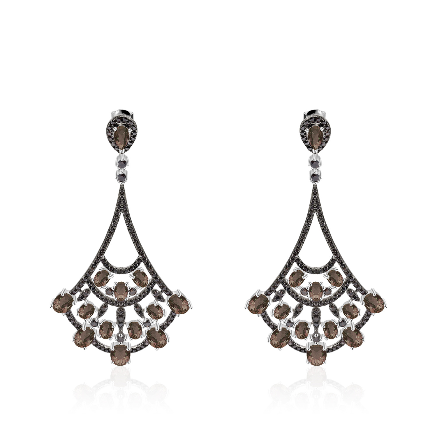 Gemstone Earrings-W0317E - 图片 5