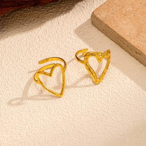 Gold-plated titanium steel ring